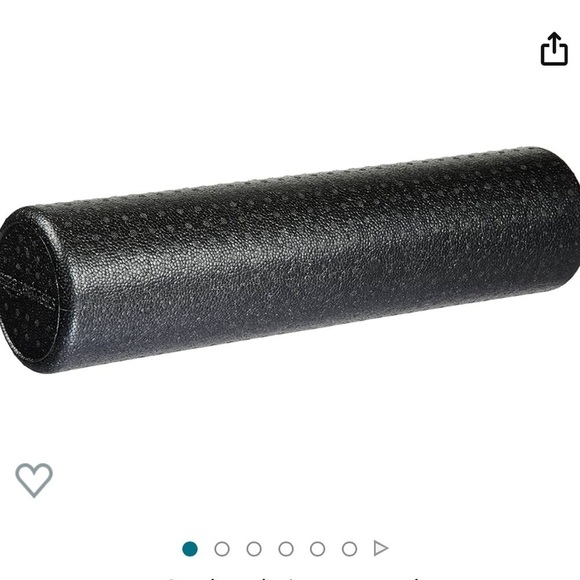 High-Density Round Foam Roller for Exercise, Massage, Muscle Recovery Black - Picture 4 of 4